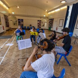 YMC Chamber Orchestra in rehearsal